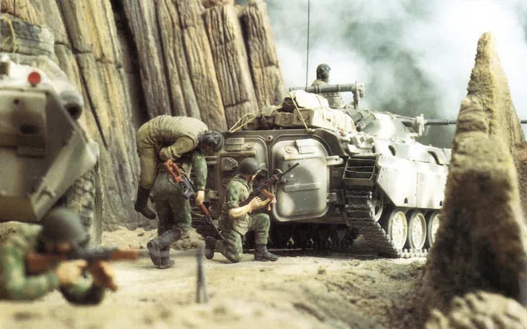 BTR70 et BMP2-D